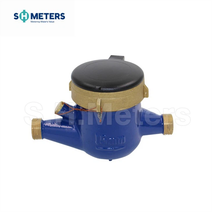 40mm Impulse Output Brass Dry Dial Mulitjet Water Meter