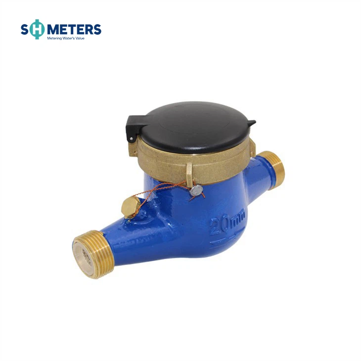 40mm Impulse Output Brass Dry Dial Mulitjet Water Meter