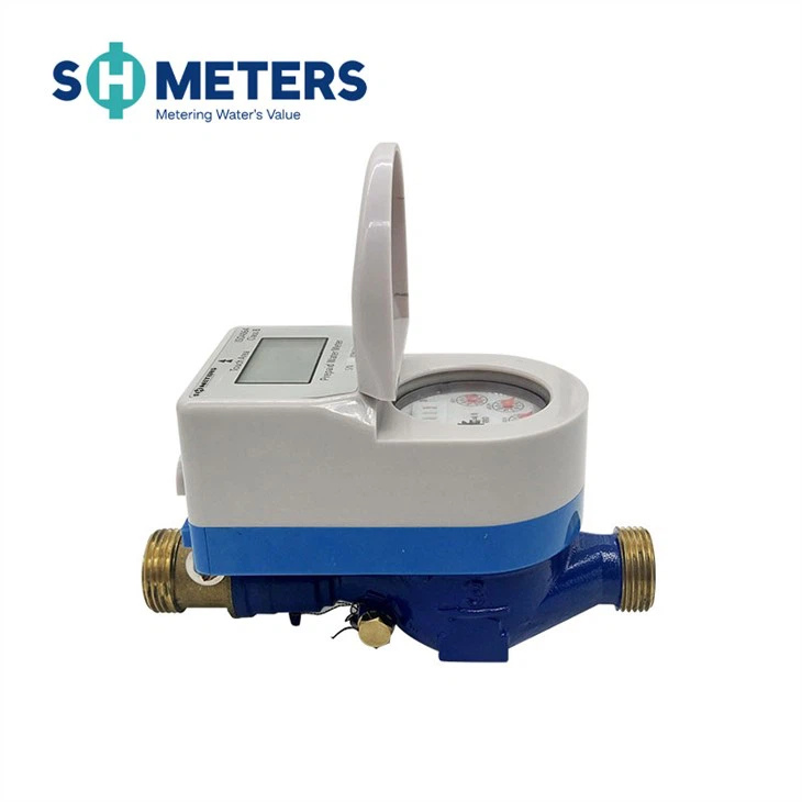 Brass Water Meter Body Prepaid Water Meter IC Card Smart Digital Prepaid Water Meter