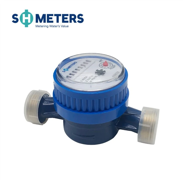 Class B 15mm-20mm Mechanical Brass Single Jet Water Meter