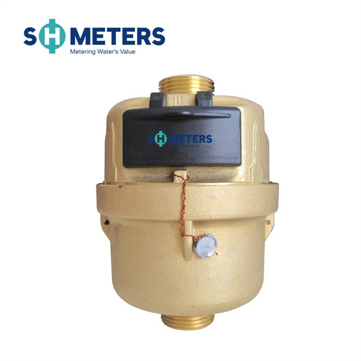 DN15mm Brass R200 Volumetric Impulse Water Meter