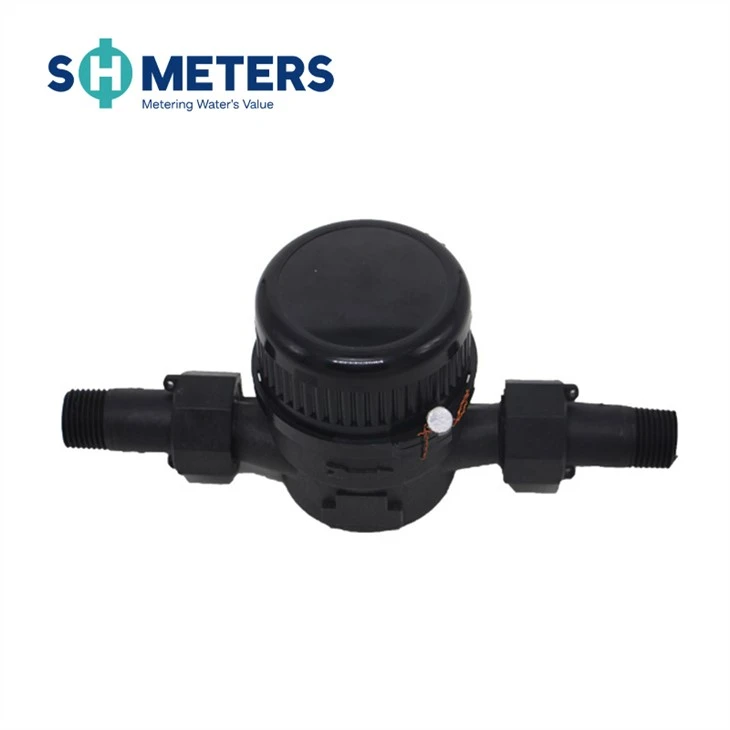Dry Dial Plastik 1/2 Pulzier Daqs Domestiku Uniku Jet Water Meter