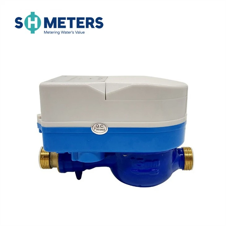 IP68 Iot GPRS Prepaid AMR Water Meter Remote Dry Brass Meters