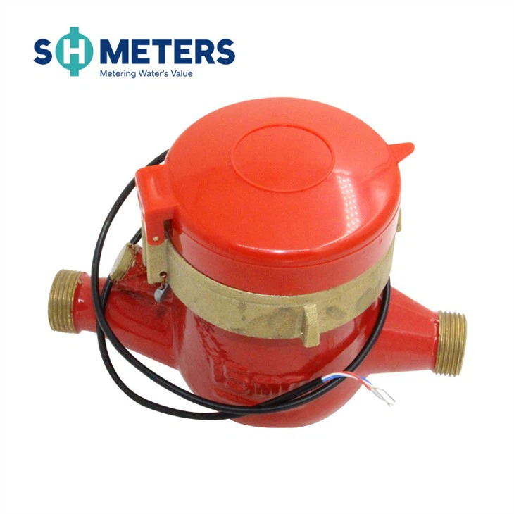 Multi Jet Residential Hot Smart Dry Dial Water Meter ISO 4064B Pulse Water Meter