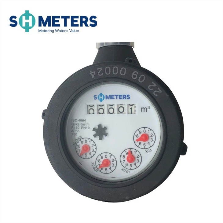 Small Plastic Water Meter Mechanical Water Meter For Residence