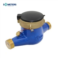 Multi-jet Water Meter Dry Dial Brass Materjal Standard ISO4064