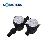 Arloġġ tal-Ilma tal-Ġett Uniku Tal-Plastik Vane Wheel Dry Dial